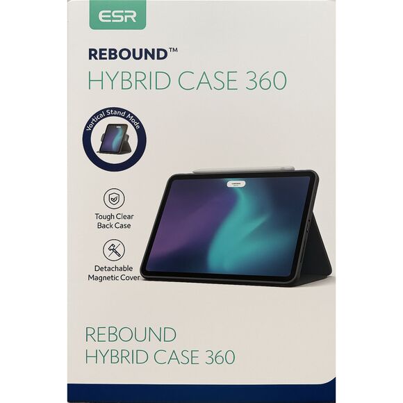 ESR Rebound Hybrid Case 360 for iPad Pro 11" – Magnetic Stand Cover white color - Picture 4 of 6